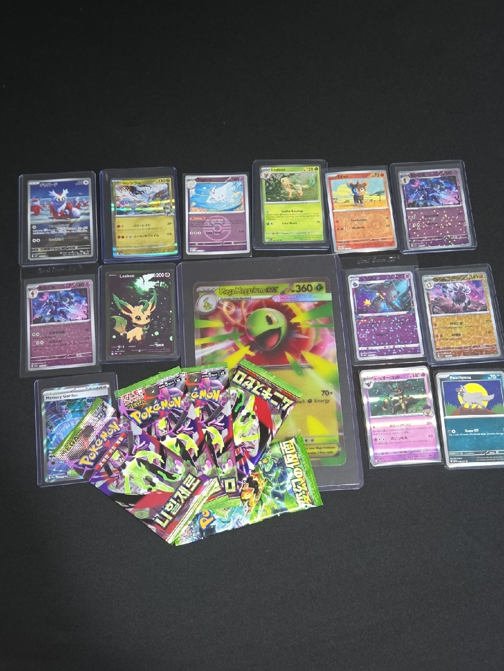 Pokemon Trading Cards Lot (7) Sealed Packs Over 50 Loose Cards